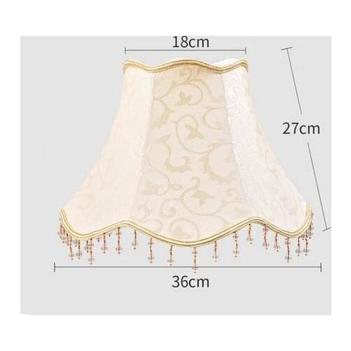 Lamp shade for table Abstract flower Pattern Textile Fabrics Decorative E27 table lamp shade bedroom lamp cover