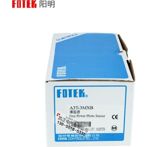 Original authentic FOTEK sensor free voltage type photoelectric switch A3T-3MXB through-type induction distance 3M voltage 10-30