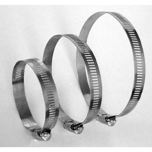 Free Shipping Adjustable 50-70mm 70-90mm 80-100mm 105-127mm Stainless steel Water Pipe Air Tube Clamp Vacuum Hose Spring Band