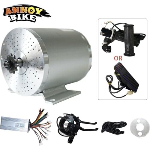 Brushless BLDC Motor 1000w 2000w 3000w Electric Motor Controller Throttle Scooter ebike Engine Motorcycle Part Modifications DIY