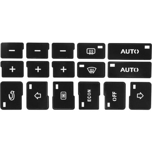 For- A4, B6, B7 2000-2004 AC Climate Control Button Repair Decals Sticker