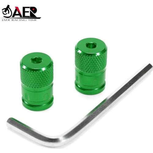 JAER Motorcycle Tire Valve Stem Vehicle Wheel Cap Cover Plug for Kawasaki Ninja 250 300 400 650 Z900 Z800 Z750 Z1000 ZX10R