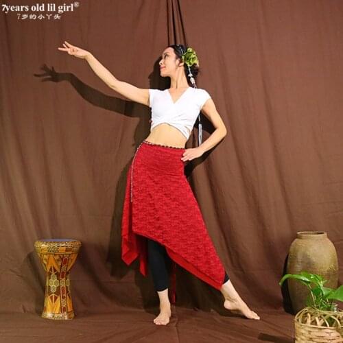Bellydance Costume Iace Gothic Tribal Belly Dance over Mini Skirt DGG01
