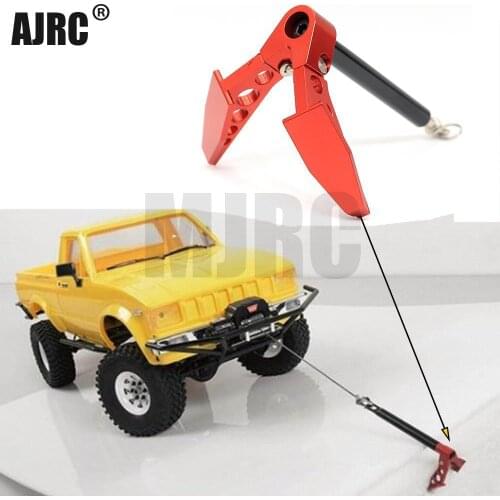 Metal Trailer Anchor Rescue Hook Ground Anchor for 1/10 RC Tracked Vehicle Traxxas TRX4 Axial SCX10 90046 RC4WD D90 D110 VS4-10