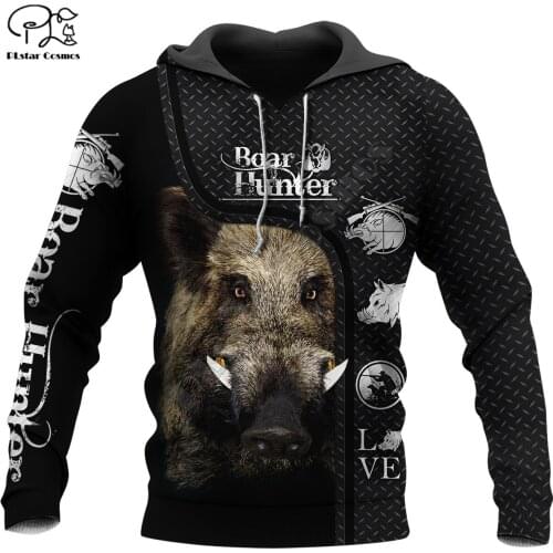Fashion BOAR HUNTER hoodies 3D printed Sweatshirt Hoodie Harajuku Autumn Streetwear women for men Casual Tracksuit