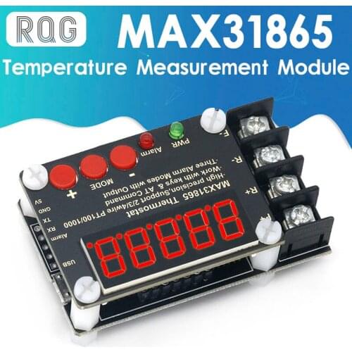 MAX31865 Temperature Measurement Module Collector High Precision PT100 PT1000 Serial Port Host Computer For Ardunio/STM32/PI