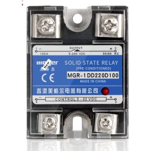 Mager Genuine new original single-phase single-phase solid-state relay 100A DC-DC DC control DC MGR-1 DD220D100