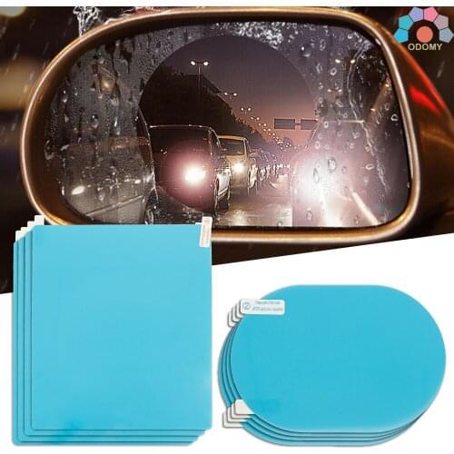 8pcs Set Fog Rainproof Film for Car Windows Waterproof Membrane Rearview Mirror Protective Film Anti Car Protection Accessories