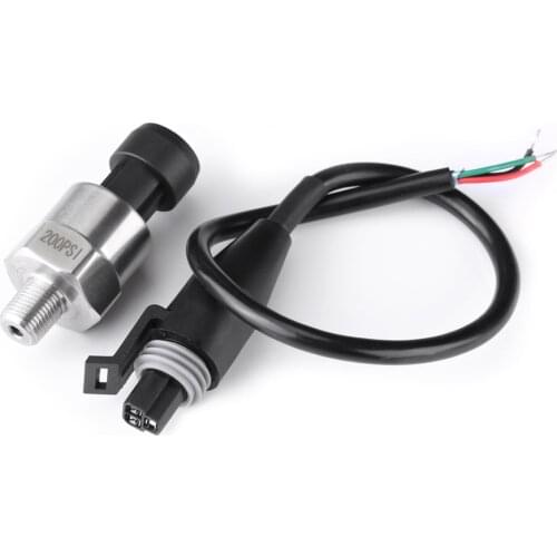 DC 5V 1/8NPT Thread Pressure Sensor 30/100/150/200/300/500psi Transmitter Transducer Sender Sensor for Oil Fuel Diesel Air Water