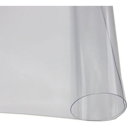 45cmx120cm Roll Clear Ultra-Transparent PVC Fabric Soft Glass Cloth Waterproof For DIY Craft Decor Protective 0.3/0.5mm BH105