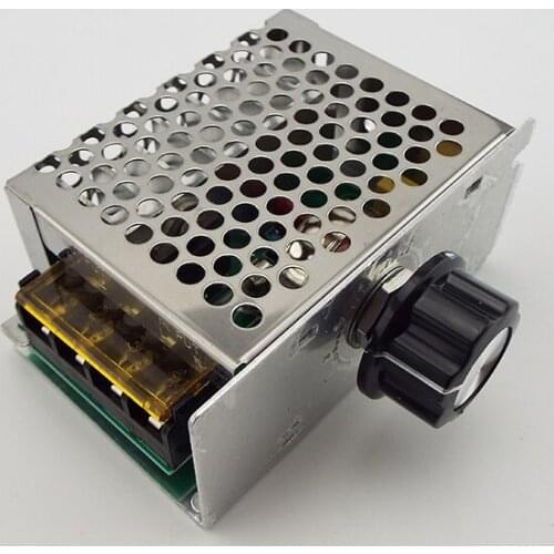 4000W 220V AC SCR Voltage Regulator Dimmer Electric Motor Speed Controller Electronic Volt Regulator Dimmer Thermostat Regulator