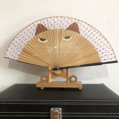 Folding Lace Pocket Fan Cosplay Party Ancient Fan Black Spanish Victorian Hand Fan for Wedding Party Favor Fancy Dress