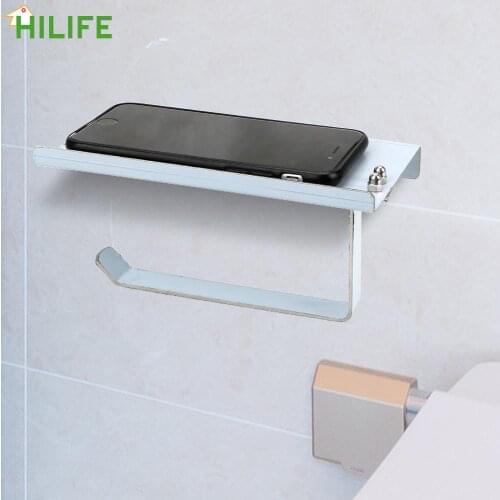 Storage Rack Rustless Roll Paper Rack Kitchen Cupboard Hanging Paper Tissue Boxes Bathroom Phone Paper Holder Stainless Steel