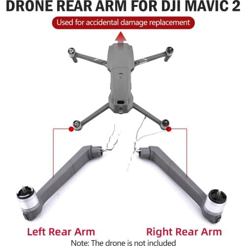 SUNNYLIFE Drone Rear Arm Left Right Motor Rear Arm Leg Replacement for DJI Mavic 2 Pro Repairing Parts Accessories
