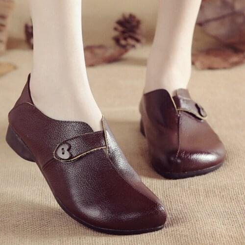 Women Shoes 2021 New Ladies Dress Shoes Soft Sole high grad business Flats Shoes Comfy Black Shoes for Women Leather Flats