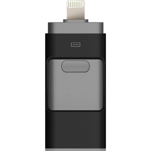 3in1 128GB 64GB 32GB 16GB 8GB Metal USB 3.0 OTG iFlash Drive HD USB Flash Drives for iPhone for iPad for iPod and Android Phone