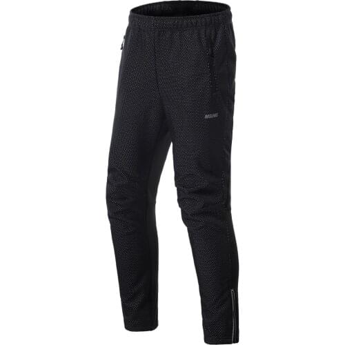 Cycling Windproof Men Pants Winter Thermal Fleece Mountain Bike Running Riding Hiking Workout Active Pants