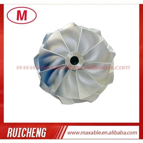 G30-770 57.52/71.40 mm 9+0 blades high performance turbocharger billet/milling/aluminum 2618 compressor wheel for 880693-5002S