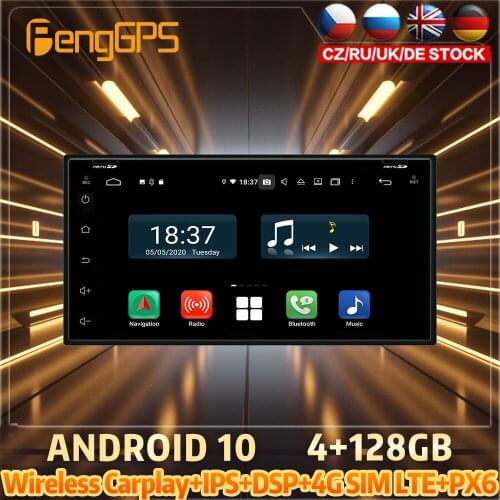 128G Android10 PX6 DSP For NISSAN Universal Micra Car DVD GPS Navigation Auto Radio Stereo Video Multifunction CarPlay HeadUnit