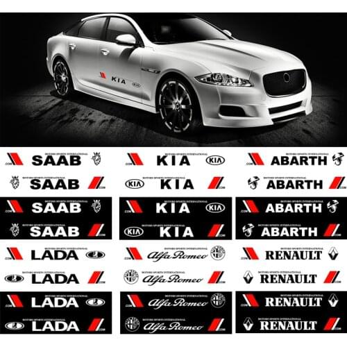2pcs/set Car Decal Car Door Side Stickers Accessories Body Decals For For Suzuki Swift SX4 Vitara Jimny S-CROSS Car Accessories