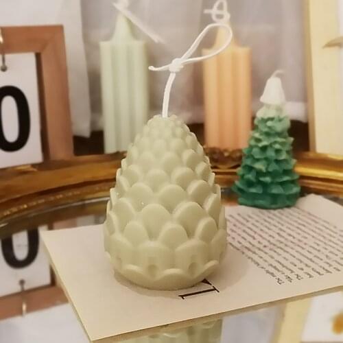 3D Pine Cones Silicone Mold for DIY Handmade Candle Making 3D Candle Molds Silicone Wax Mold Soap Making Soap Mold