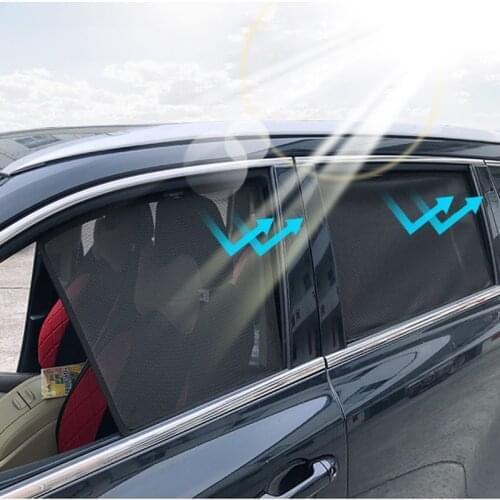 7Pcs Car Sun Shade UV Protection Car Curtain Car Window Sunshade Side Window Mesh Sun Visor For Toyota RAV4 2019 2020 Accessorie