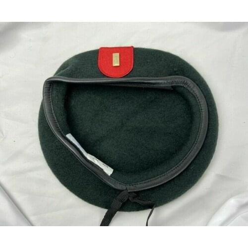 US Army 7th Special Forces Group Blackish Green Beret Second Lieutenant Officer Rank Hat Military Store