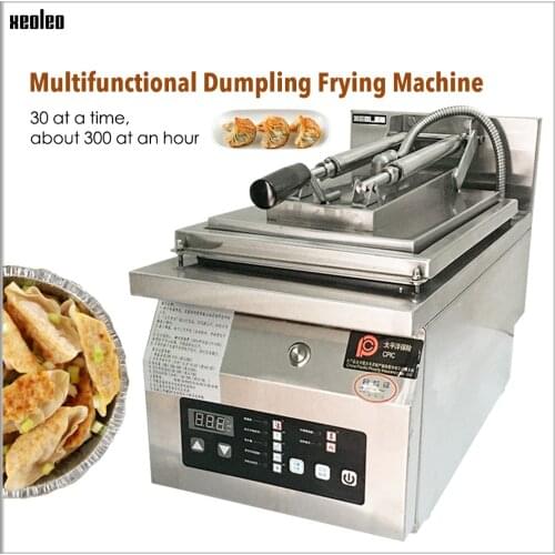 XEOLEO Dumpling Fry machine Fried buns machine Dumpling fryer Commercial Electric Dumpling Frying pan Auto-thermostat control