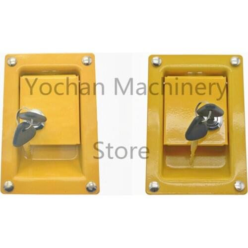 Side Cover Left Lock For Volvo Excavator Hydraulic Pump Right Lock For EC210 EC360 EC240 Digger 14508850 14508854 125-00034
