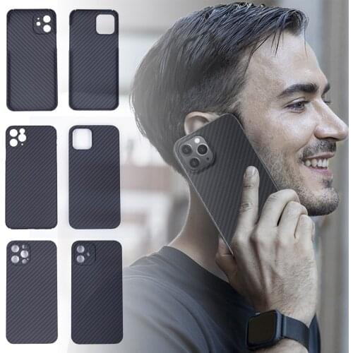 Carbon Fiber Phone Case Designed for iPhone Series Wireless Charging Easy to Hold Mobile Phone Cases Covers Accessories H-best