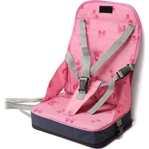 Infant Foldable Travel Feeding Safe Belt Harness Seats Kids Dining Infant Washable Baby Chair Bag Lunch Waterproof Portable Seat