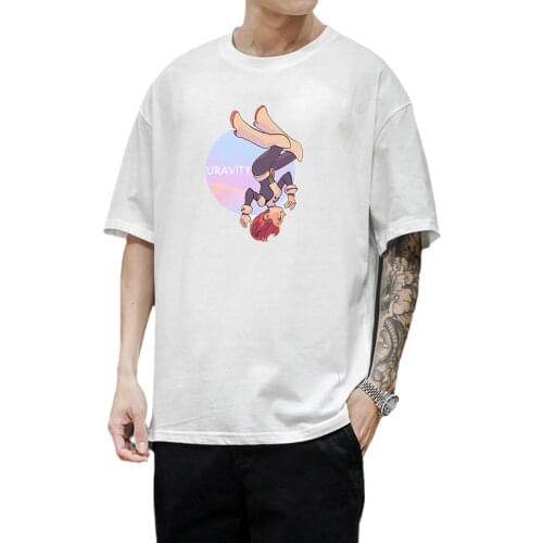 Hot Sale Anime My Hero Academia TShirt Ochaco Uraraka Kawaii Print Tops Summe Vogue Casual Men Cotton Streetwear Camiseta Hombre