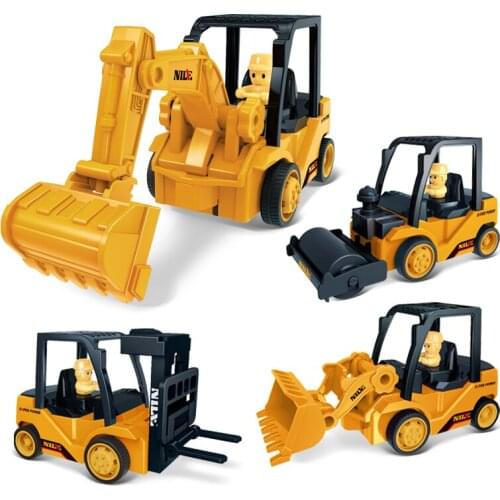 Inertial Engineering Vehicle Recovery Vehicle Excavator Shaking Fire Truck Model Childrens Day Toy Birthday Gift model car