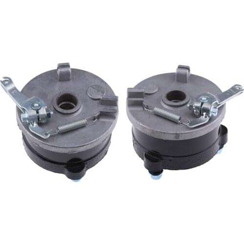 Drum Brake Housing Wheel Hub + Shoes for 110cc 125cc Left+Right