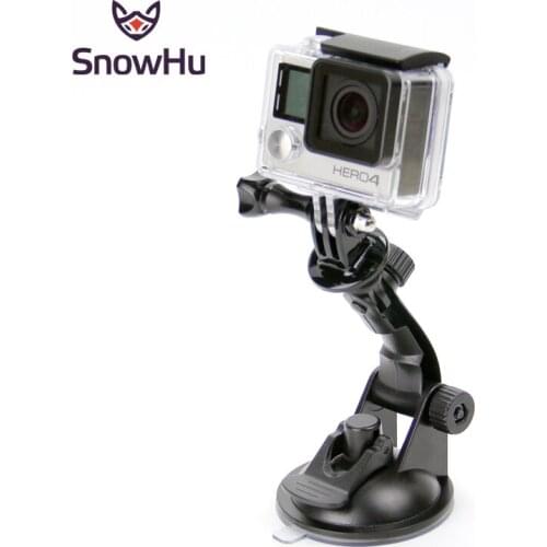 SnowHu 7cm Windshield Suction Cup Mount for Gopro Hero 9 8 7 6 for Yi 4K with Tripod Adapter Mount camera Accessory GP61