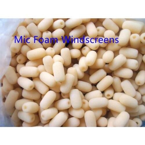 Linhuipad WS-0212 Foam Microphone Windscreen Mic Sponge Cover Karaoke Inner Diameter & Length 5000 Pcs /Lot Fast shipping