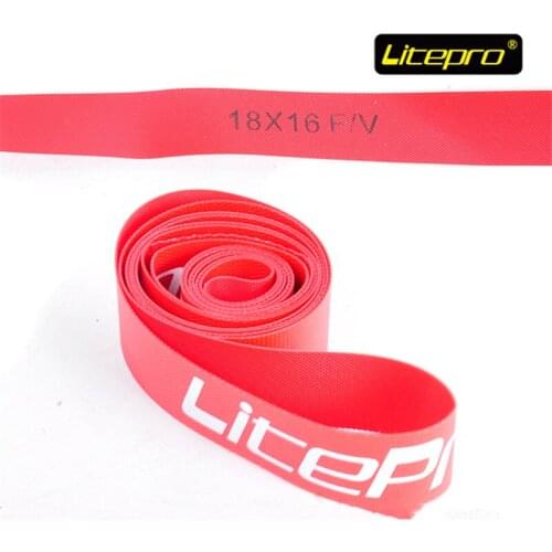 Litepro Birdy Folding Bike Red Nylon High Pressure Tire Pad Fit 18 Inch 355 Rim Bicycle Parts