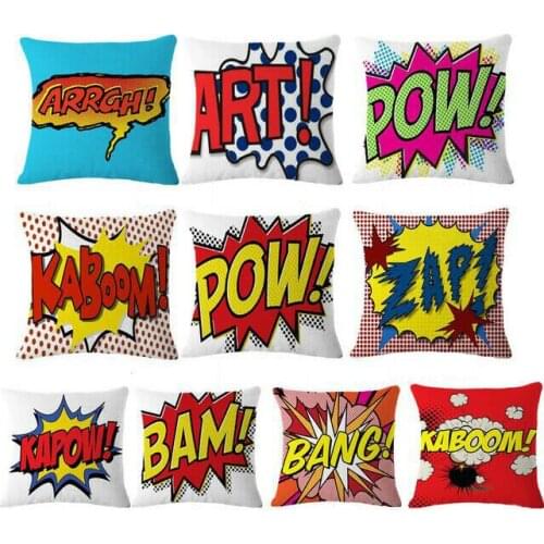 Nordic Geometry Abstract Creative Linen Pillow Soft Room Gifts Single Sides Printing Case Waist Throw Cushion Cover