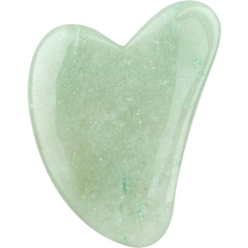 New Natural Stone Scraper Neck Body Acupuncture Spa Acupuncture Scraper Therapy Quartz Jade Guasha Board Chinese Gua Sha Tools