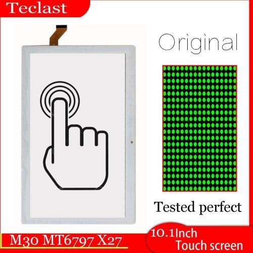 Original 10.1" Teclast M30 MT6797 X27 MJK-1290-V1 FPC Tablet Touch Screen Touch Panel Digitizer Glass Sensor