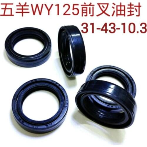 Motorcycle Front Fork Damper Shock Absorber Oil Seal 31*43*10.5mm 31x43x10.5mm For WUYANG Honda WY125 WY 125