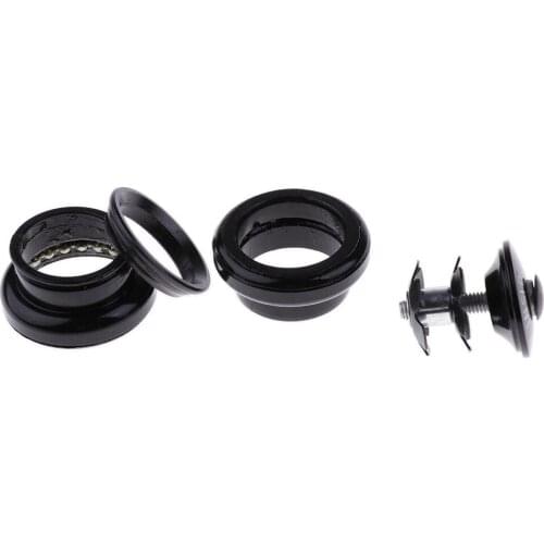 Bike Headset Road Bicycle Threadless Headset Parts Black Sturdy and Durable