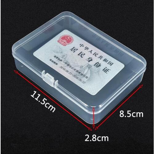 Clear Plastic Small Boxes Packaging Storage Box With Lid for jewelry box Accessories Finishing Box F20173332