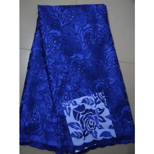 Factory Direct Selling net flower French Lace Wholesale Price High Quality African Tulle Lace fabric with stones for sewing