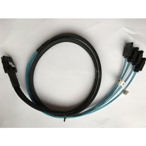 Standard SATA 36-7 cable SFF-8087 to (4) 7-Pin SATA connect 8087 to sata LSI controller raid to drives