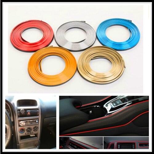 Car interior Decoration thread sticker Insert Strip for Mercedes Benz ML500 ML350 GL450 B200 B150 CLK63 R F700