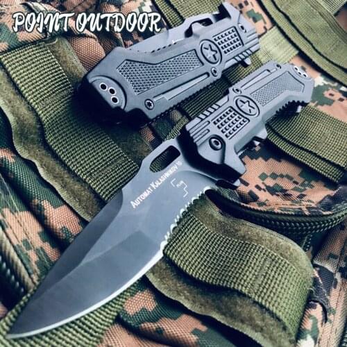 Military Pocket Tactical Folding Knives Outdoor Survival EDC Tools Wilderness Multifunction Hunting Camping Fishing Tools