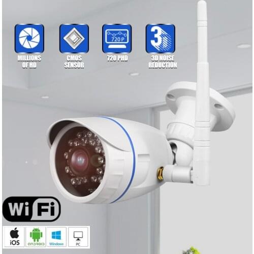 WIFI IP Camera Surveillance Camera Outdoor Night Full Color Wireless Two Way Speak Audio CCTV/TF Card/Cloud Storage