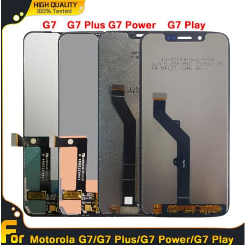 Original LCD For Motorola Moto G7 Play XT1952 G7 XT1962 G7 Power LCD Display Touch Screen Digitizer Assembly For moto G7 plus