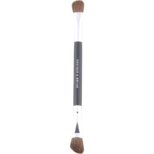 1pc dual-ended Eye Make up brush Eyeshadow angled nose shadow contour define eye Makeup brushes Professional portable cosmetic